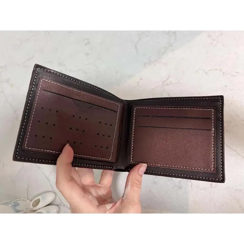 YAMEILI STYLE Men's Retro Bifold Leather Wallet